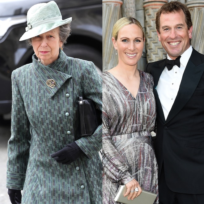 Princess Anne, Zara Tindall, Peter Phillips